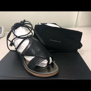 NWT Leifsdottir Italian leather sandal. Size 37.5
